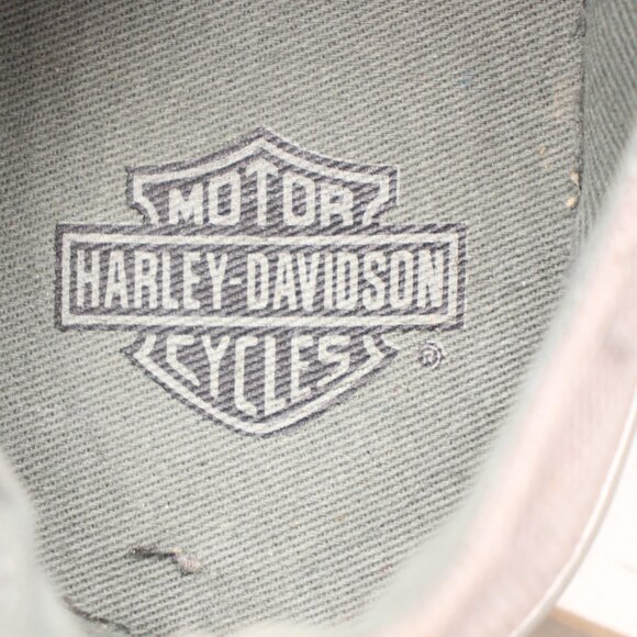 Harley Davidson Rascal Gray Low Top Men's Size 9 Sneakers Canvas Style D93241 - Picture 10 of 10